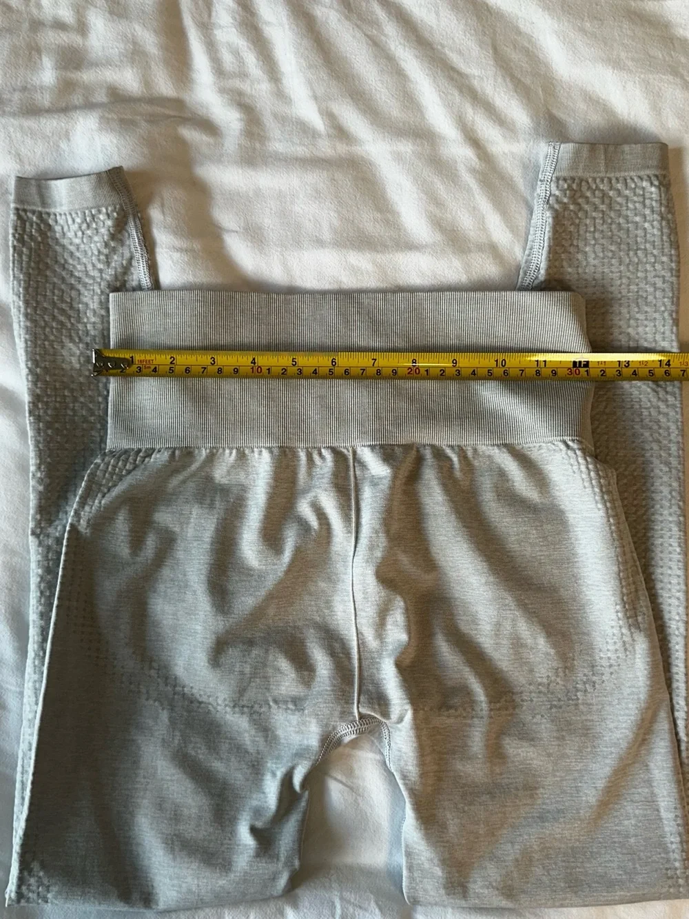 Gymshark Gray Seamless High Waist Textured Leggings Small